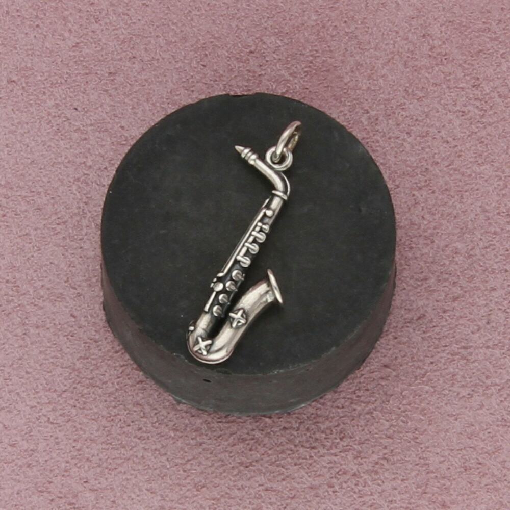james avery sterling silver retired saxophone charm pendant